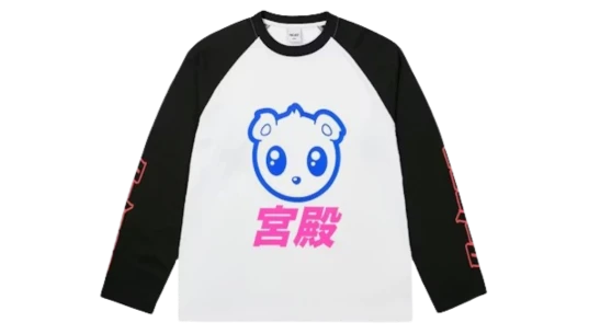 Kawaii Raglan Longsleeve - White