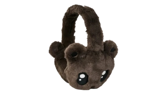 Kawaii Plush Ear Warmer - Brown