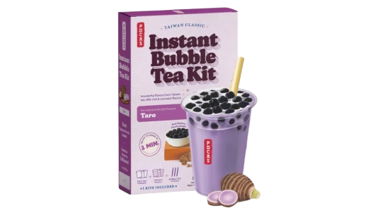 Instant Bubble Tea Kit Naturally & Artificially Flavored Taro