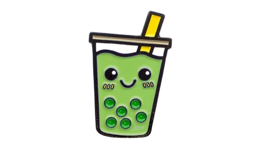 Boba Tea Drink Enamel Pin
