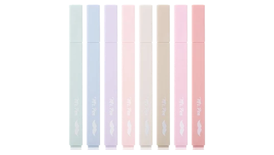 Aesthetic Pastel Highlighters 8 Pieces