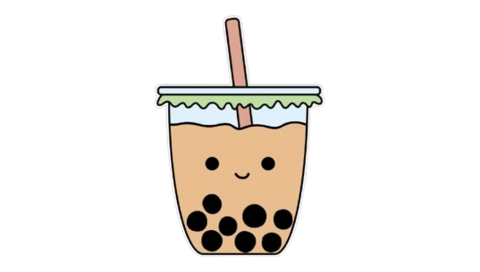 Bubble Milk Tea Boba Magnet Vinyl