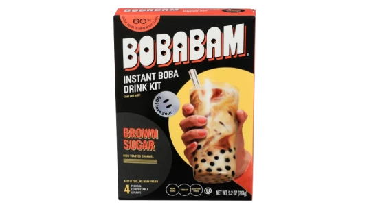 Brown Sugar Instant Boba Drink Kit 261g 4 Pack