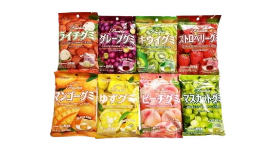 Japanese Gummy Candy Variety Pack 8 Flavours