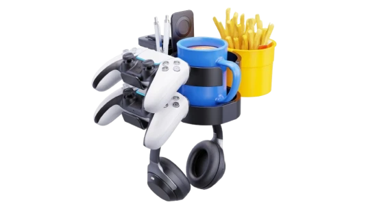 7-in-1 Desk Cup Holder - Black