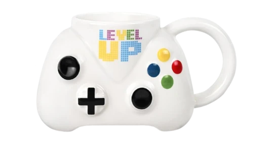 Level Up Controller Mug - White