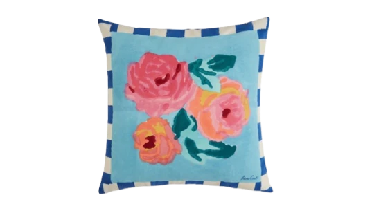 Nizam Stripes Cushion - Blue