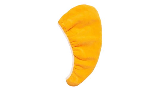 Sol Dual-Sided Hair Towel - Yellow/White