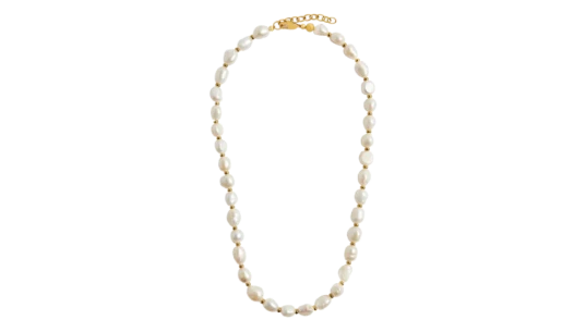 Baroque Pearl Necklace - Gold/Pearl