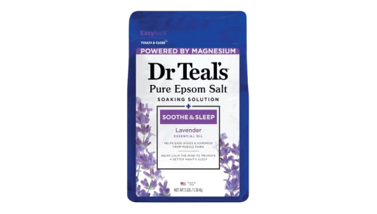 Pure Epson Salt Soaking Solution Lavender Essential Oil 1.36kg