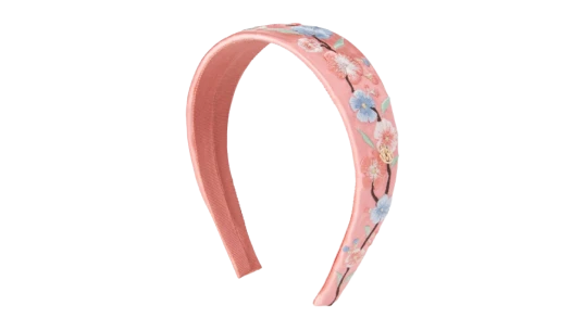 Miwa Floral-Print Headband - Pink