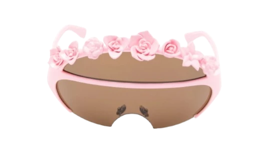 Floral Sunglasses - Pink/Black
