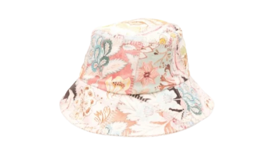 Patchwork Floral Hat - Pink