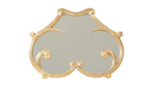 Liberty Woman Frame Mirror - Gold-Tone