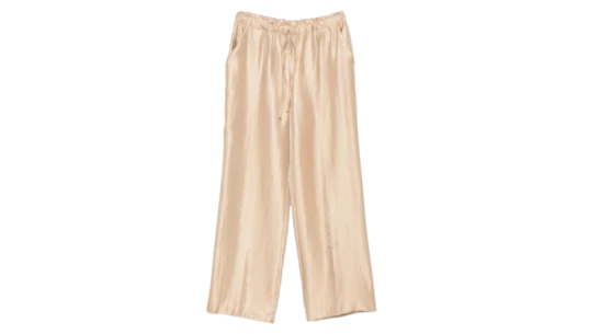 Drawstring Trousers - Gold-Tone