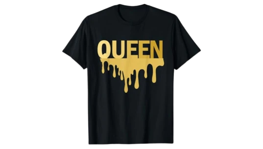 Queen Drippin T-Shirt - Gold/Black