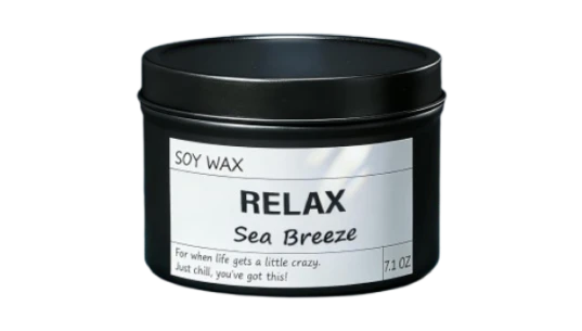 Sea Breeze Crystal Candle