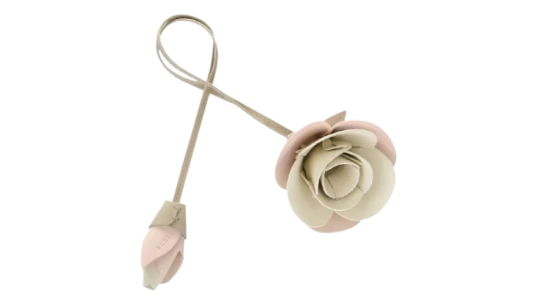 Allegra Rose-Shaped Charm - Dust Pink