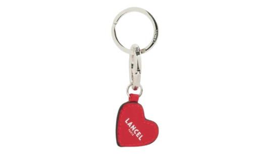 Heart-Shape Keyring - Red
