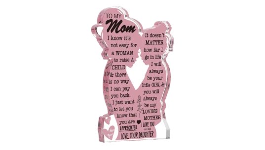 Mother's Day Gift To My Mom Acrylic Plaque Sign