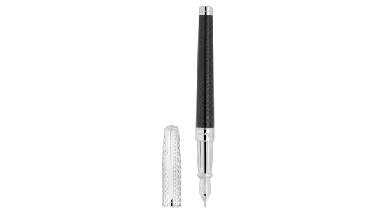 Line D Eternity Fountain Pen Large - Snake Skin Black
