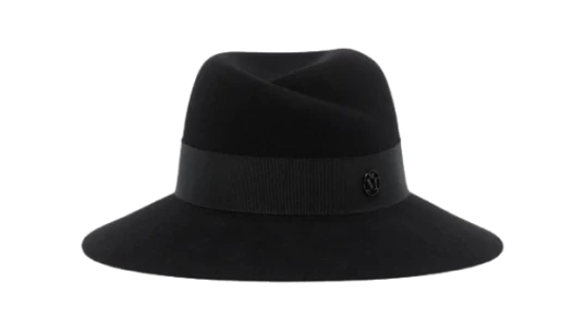 Virginie Fedora Hat - Black