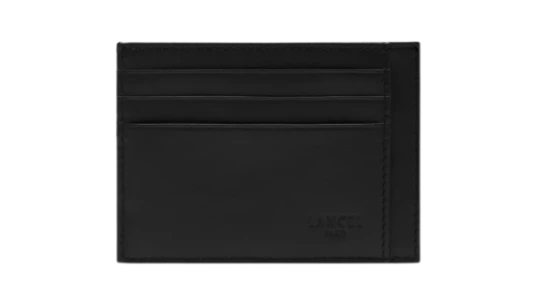 Leon Leather Cardholder - Black