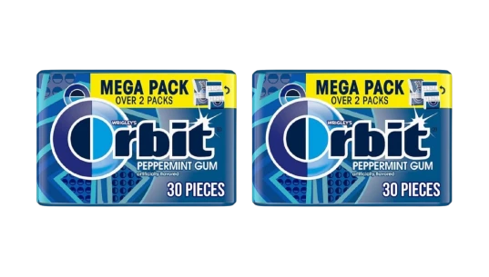 Orbit Peppermint Sugar Free Chewing Gum Mega Pack