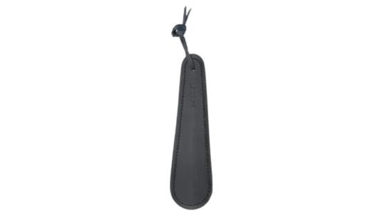 Embossed Logo Shoe Horn - Black