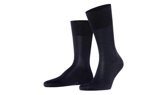 Tiago Men Socks with Sheer Shimmer - Dark Navy