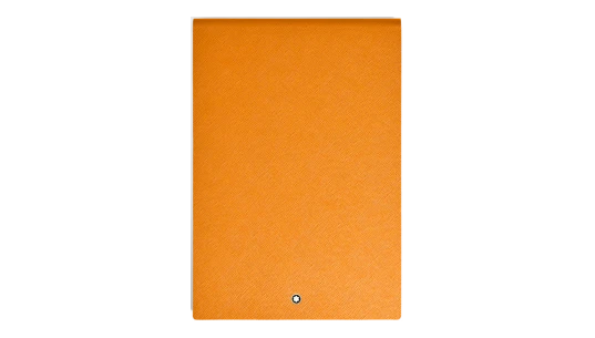 Sketch Book in Sartorial Leather - Saffron Orange