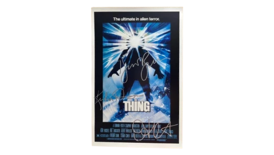Signed The Thing 11x17 Movie Poster COA By Three Actors