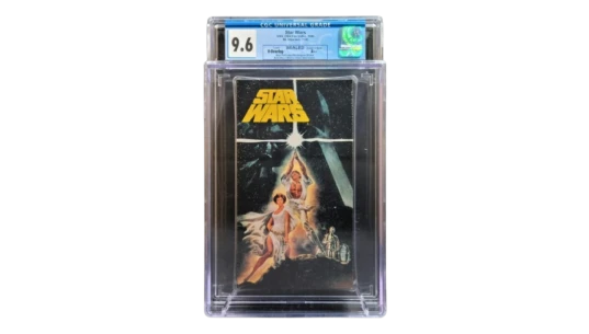 Star Wars 1977 90 CGC Graded VHS 9 6 A++ Factory Sealed High Grade Art Cover