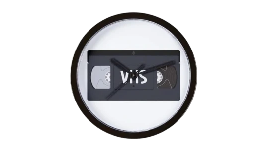 VHS Video Cassette 10" Wall Clock