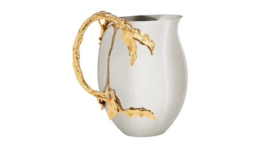 Fern 24k Gold Plated Pitcher