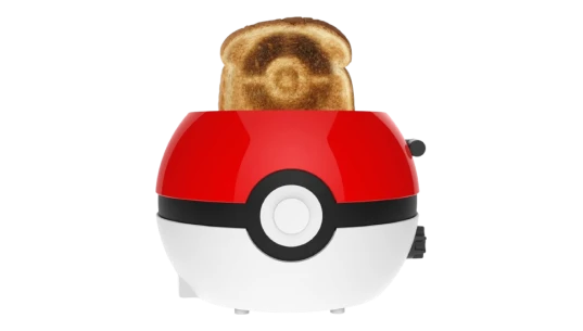Pokémon Pokeball Halo Toaster - Red/Black/White