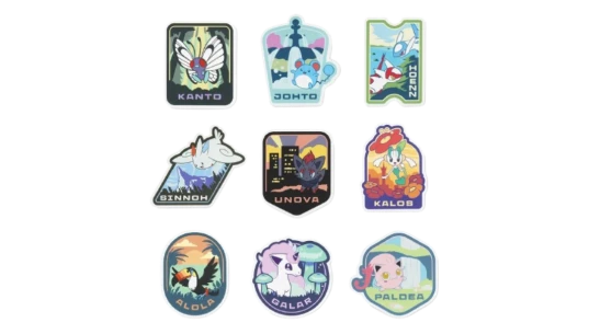 Explore Pokémon Stickers (9-Pack)