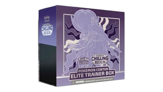 Chilling Reign: Pokémon Center Shadow Rider Calyrex Elite Trainer Box