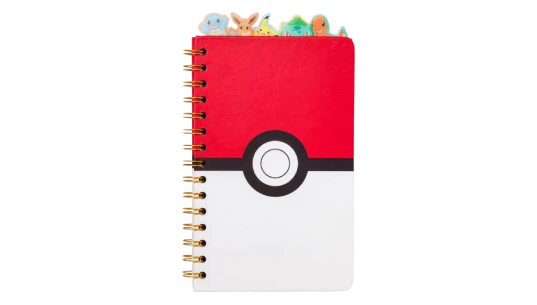 Pokeball Starters Spiral Tabbed Notebook