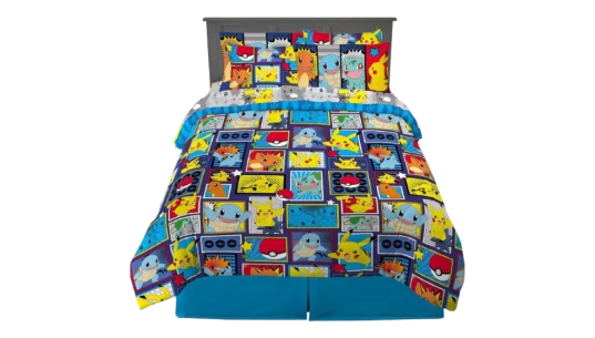 Pikachu Full Size Bedding Set - Multicolor