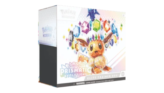 Pokémon Scarlet & Violet Prismatic Evolutions Elite Trainer Box