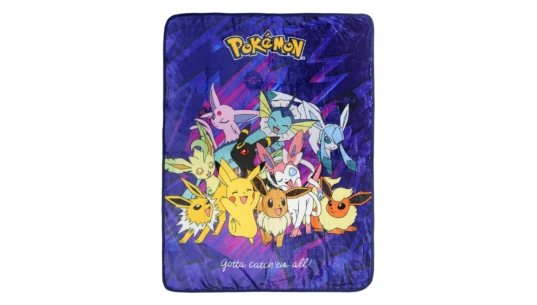 Pokemon Eevee Evolutions Throw Blanket - Multicolor