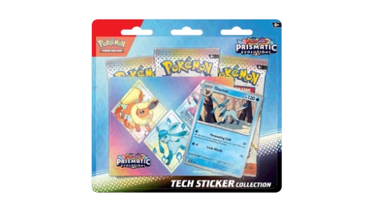 Prismatic Evolutions: Glaceon Tech Sticker Collection