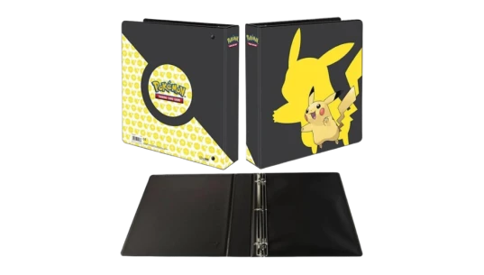 Pokemon Pikachu 2'' 3-Ring Binder - Black/Yellow/Blue