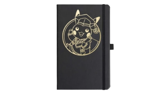 Graduation Pikachu Bullet Journal - Black/Gold