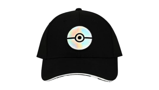 Holographic Pokeball Elie Flex Baseball Cap - Black