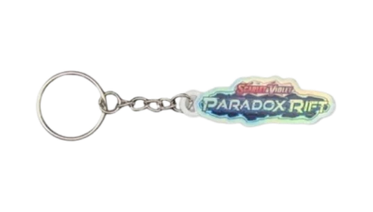 TCG Scarlet & Violet Paradox Rift Holo Binder Tag Keychain