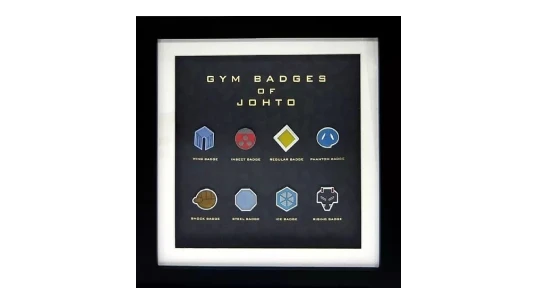 Johto Gym Badges Complete Set