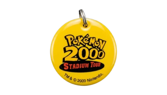 2000 Stadium Tour Pewter Gym Badge Keychain