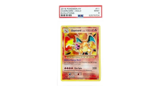 Charizard-Holo 2016 Pokemon TCG XY Evolutions #11/108 PSA9